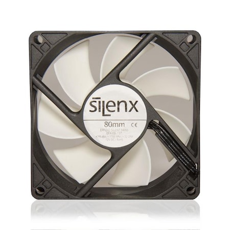 Silenx 80 mm. 15DBA Thermistor Fluid Dynamic Bearing Fan EFX-08-15T